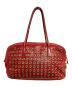 PRADA (プラダ) アイレットスタッズワンショルダーバッグ/Eyelet-stud one-shoulder bag レッド：45000円