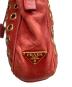 中古・古着 PRADA (プラダ) アイレットスタッズワンショルダーバッグ/Eyelet-stud one-shoulder bag レッド：45000円