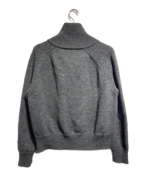 camisas manolo（カミサス マノロ）camisas manolo (カミサス マノロ) KNITTED JACKET/ニットジャケット グレー サイズ:Mの古着・服飾アイテム