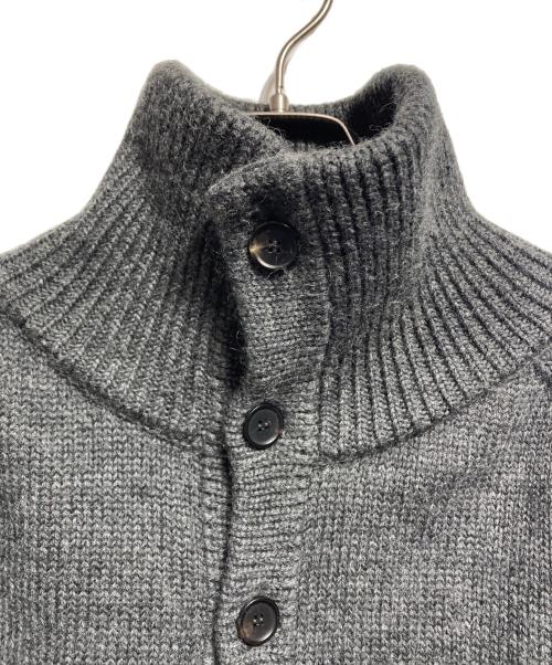 camisas manolo（カミサス マノロ）camisas manolo (カミサス マノロ) KNITTED JACKET/ニットジャケット グレー サイズ:Mの古着・服飾アイテム
