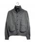camisas manolo（カミサス マノロ）の古着「KNITTED JACKET/ニットジャケット」｜グレー