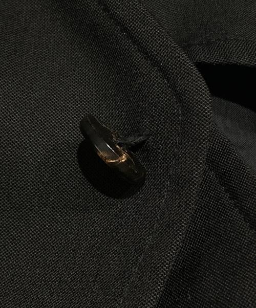 MAISON et VOYAGE（メゾンエボヤージュ）MAISON et VOYAGE (メゾンエボヤージュ) ウール カラーレスチョアジャケット/Wool Collarless Chore Jacket ブラック サイズ:46の古着・服飾アイテム