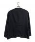 MAISON et VOYAGE (メゾンエボヤージュ) ウール カラーレスチョアジャケット/Wool Collarless Chore Jacket ブラック サイズ:46：23000円