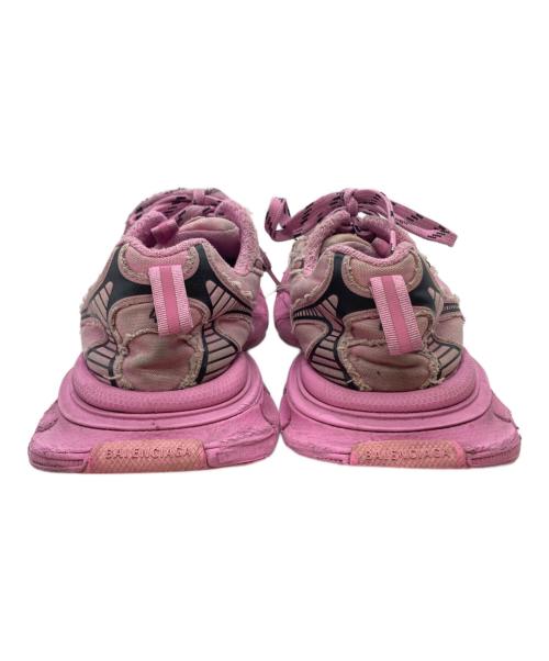 BALENCIAGA（バレンシアガ）BALENCIAGA (バレンシアガ) 3XL USED加工スニーカー/ 3XL Sneakers with Distressed Finish ピンク サイズ:28㎝の古着・服飾アイテム