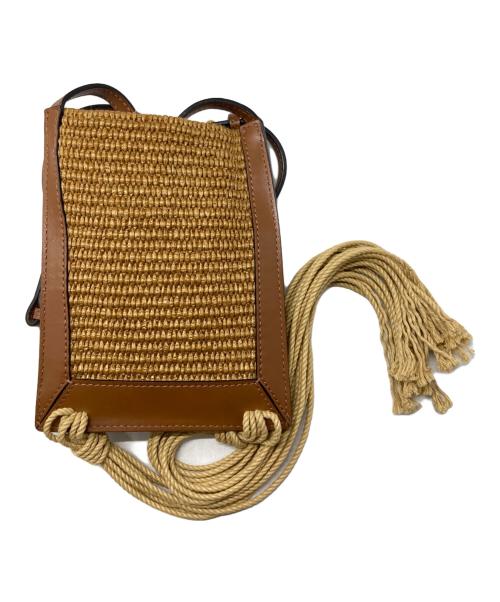 MARNI（マルニ）MARNI (マルニ) ラフィアミニショルダーバッグ/Raffia Mini Shoulder Bag ベージュの古着・服飾アイテム