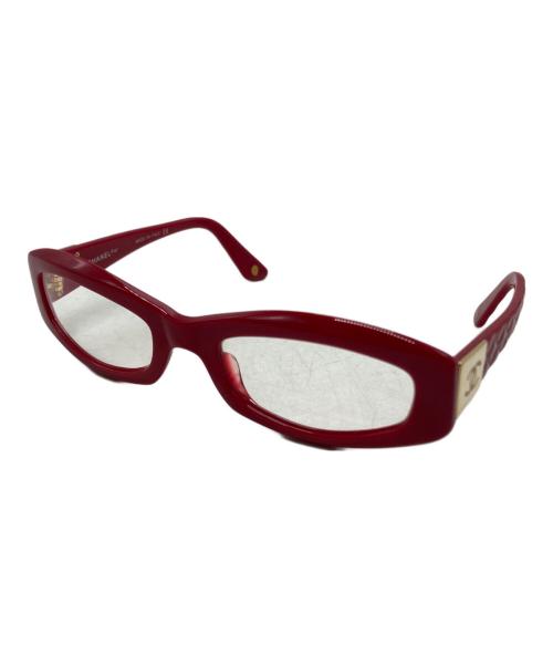 CHANEL（シャネル）CHANEL (シャネル) マトラッセ ココマーク眼鏡/Matelassé CC Logo Glasses サイズ:51□20-135の古着・服飾アイテム