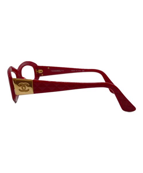 CHANEL（シャネル）CHANEL (シャネル) マトラッセ ココマーク眼鏡/Matelassé CC Logo Glasses サイズ:51□20-135の古着・服飾アイテム