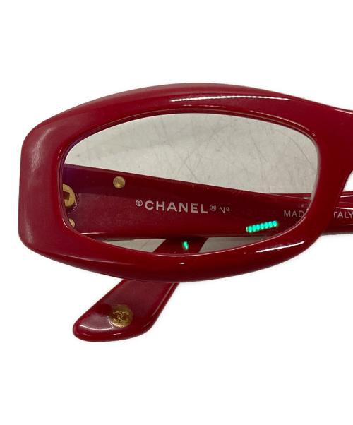 CHANEL（シャネル）CHANEL (シャネル) マトラッセ ココマーク眼鏡/Matelassé CC Logo Glasses サイズ:51□20-135の古着・服飾アイテム