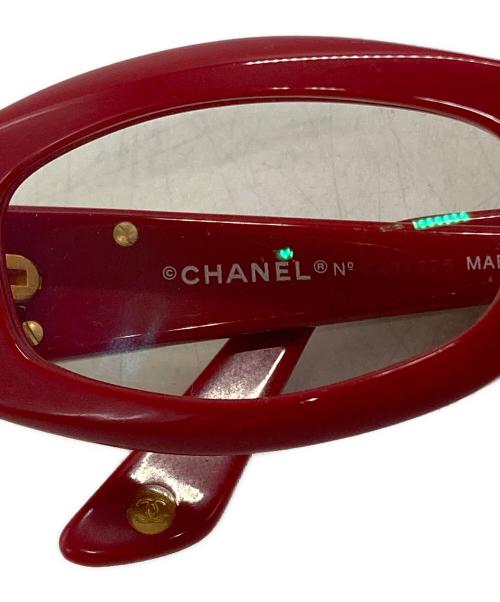 CHANEL（シャネル）CHANEL (シャネル) マトラッセ ココマーク眼鏡/Matelassé CC Logo Glasses サイズ:51□20-135の古着・服飾アイテム