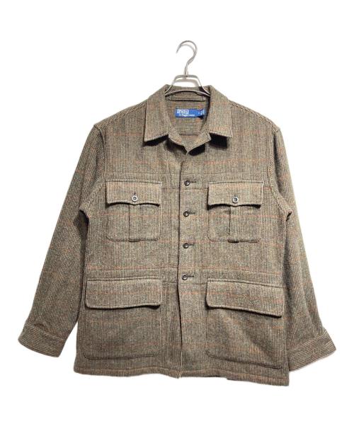 POLO RALPH LAUREN（ポロ・ラルフローレン）POLO RALPH LAUREN (ポロ・ラルフローレン) ウールカバーオール/Wool Coverall ブラウン サイズ:Mの古着・服飾アイテム