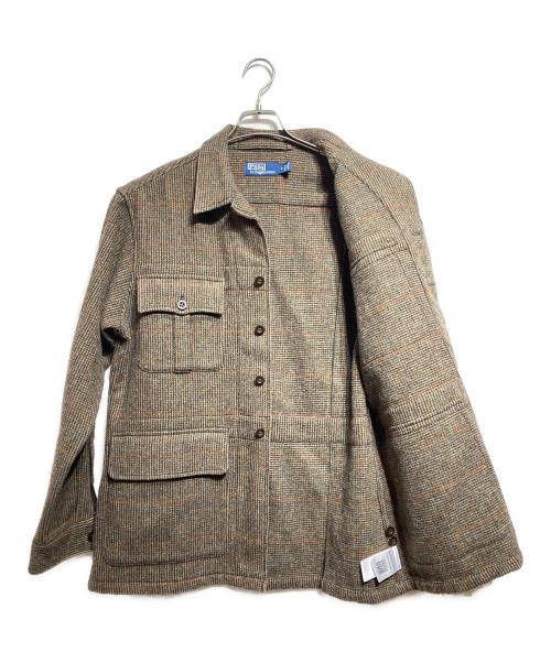 POLO RALPH LAUREN（ポロ・ラルフローレン）POLO RALPH LAUREN (ポロ・ラルフローレン) ウールカバーオール/Wool Coverall ブラウン サイズ:Mの古着・服飾アイテム