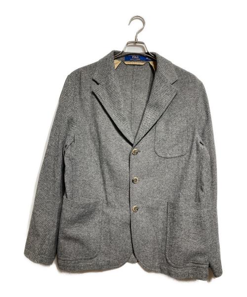 POLO RALPH LAUREN（ポロ・ラルフローレン）POLO RALPH LAUREN (ポロ・ラルフローレン) ウールヘリンボーンジャケット/Wool Herringbone Jacket グレー サイズ:40Rの古着・服飾アイテム
