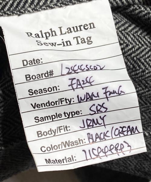 POLO RALPH LAUREN（ポロ・ラルフローレン）POLO RALPH LAUREN (ポロ・ラルフローレン) ウールヘリンボーンジャケット/Wool Herringbone Jacket グレー サイズ:40Rの古着・服飾アイテム
