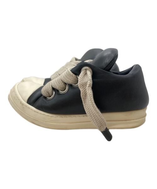 RICK OWENS（リックオウエンス）RICK OWENS (リックオウエンス) JUMBO LACE PUFFER LOW/ジャンボ レース パファー ロー ブラック×ホワイト サイズ:37の古着・服飾アイテム