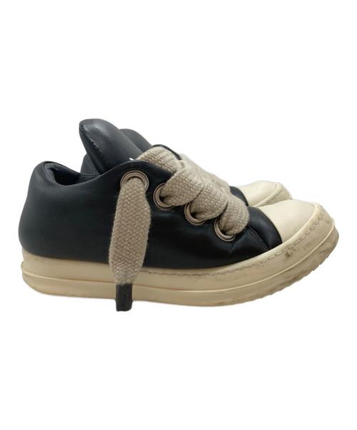 RICK OWENS（リックオウエンス）RICK OWENS (リックオウエンス) JUMBO LACE PUFFER LOW/ジャンボ レース パファー ロー ブラック×ホワイト サイズ:37の古着・服飾アイテム