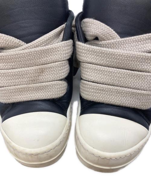 RICK OWENS（リックオウエンス）RICK OWENS (リックオウエンス) JUMBO LACE PUFFER LOW/ジャンボ レース パファー ロー ブラック×ホワイト サイズ:37の古着・服飾アイテム