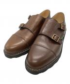 PARABOOTパラブーツ）の古着「WILLIAM/MARCHE 2ダブルモンクシューズ/WILLIAM/MARCHE 2 Double Monk Shoes」｜ブラウン