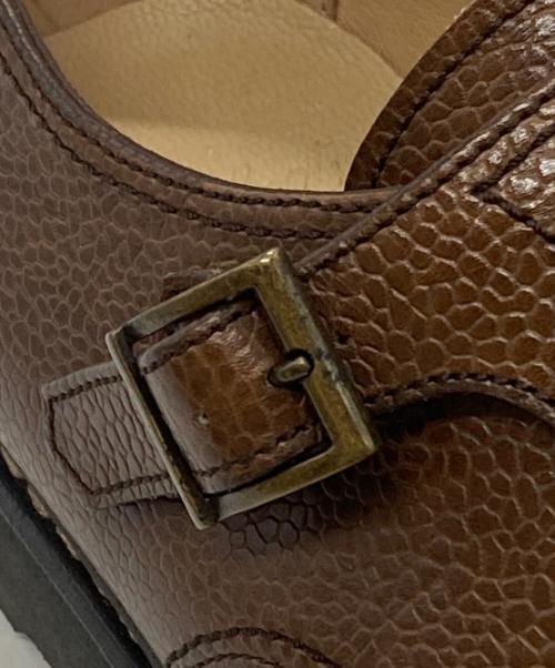 PARABOOT（パラブーツ）PARABOOT (パラブーツ) WILLIAM/MARCHE 2ダブルモンクシューズ/WILLIAM/MARCHE 2 Double Monk Shoes ブラウン サイズ:7-1/2の古着・服飾アイテム