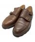 PARABOOT（パラブーツ）の古着「WILLIAM/MARCHE 2ダブルモンクシューズ/WILLIAM/MARCHE 2 Double Monk Shoes」｜ブラウン