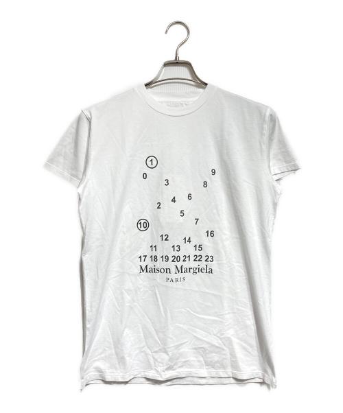 Maison Margiela（メゾンマルジェラ）Maison Margiela (メゾンマルジェラ) ナンバリングロゴTシャツ/Numbered Logo T-Shirt ホワイト サイズ:S 未使用品の古着・服飾アイテム