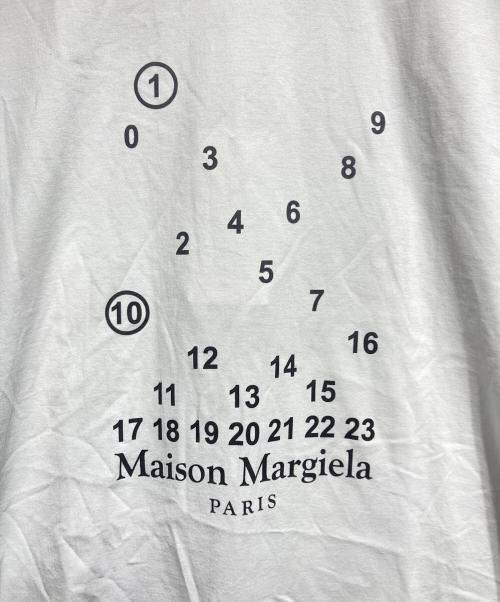 Maison Margiela（メゾンマルジェラ）Maison Margiela (メゾンマルジェラ) ナンバリングロゴTシャツ/Numbered Logo T-Shirt ホワイト サイズ:S 未使用品の古着・服飾アイテム
