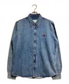 AMI PARISアミ パリス）の古着「ウォッシュ加工デニムシャツ/Washed denim shirt」｜インディゴ