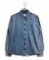 AMI PARIS（アミ パリス）の古着「ウォッシュ加工デニムシャツ/Washed denim shirt」｜インディゴ