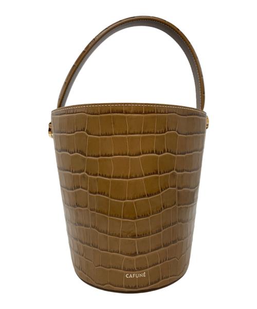 CAFUNE（カフネ）CAFUNE (カフネ) 型押しバケツバッグ/Embossed bucket bag ブラウン サイズ:不明の古着・服飾アイテム