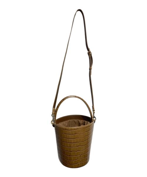 CAFUNE（カフネ）CAFUNE (カフネ) 型押しバケツバッグ/Embossed bucket bag ブラウン サイズ:不明の古着・服飾アイテム