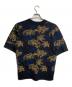 DRIES VAN NOTEN (ドリスヴァンノッテン) フラワージャガード半袖ニット/Floral Jacquard Short-Sleeve Knit Top ネイビー サイズ:XS：20000円