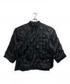 FUMIKA UCHIDAフミカウチダ）の古着「Silk Cotton Quilt Futon Jacket/シルクコットン・キルト・フートンジャケット」｜ブラック