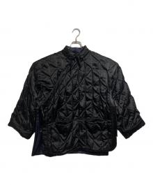FUMIKA UCHIDA（フミカウチダ）の古着「Silk Cotton Quilt Futon Jacket/シルクコットン・キルト・フートンジャケット」｜ブラック