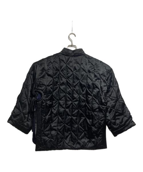 FUMIKA UCHIDA（フミカウチダ）FUMIKA UCHIDA (フミカウチダ) Silk Cotton Quilt Futon Jacket/シルクコットン・キルト・フートンジャケット ブラック サイズ:34の古着・服飾アイテム