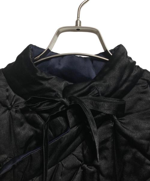FUMIKA UCHIDA（フミカウチダ）FUMIKA UCHIDA (フミカウチダ) Silk Cotton Quilt Futon Jacket/シルクコットン・キルト・フートンジャケット ブラック サイズ:34の古着・服飾アイテム