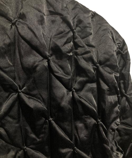 FUMIKA UCHIDA（フミカウチダ）FUMIKA UCHIDA (フミカウチダ) Silk Cotton Quilt Futon Jacket/シルクコットン・キルト・フートンジャケット ブラック サイズ:34の古着・服飾アイテム