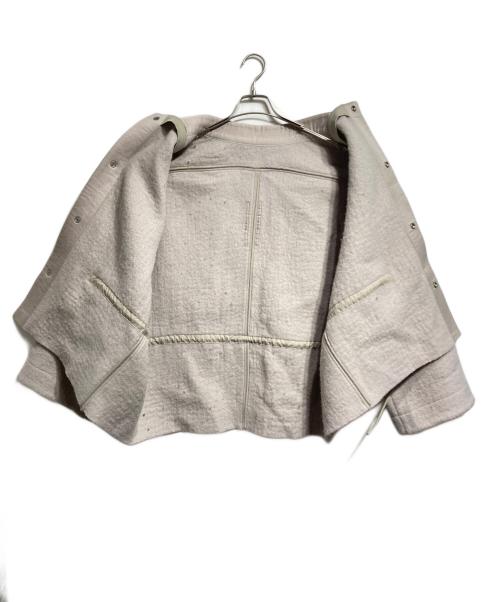 RICK OWENS（リックオウエンス）RICK OWENS (リックオウエンス) Sail フレアジャケット/Flared jacket パープル サイズ:1の古着・服飾アイテム