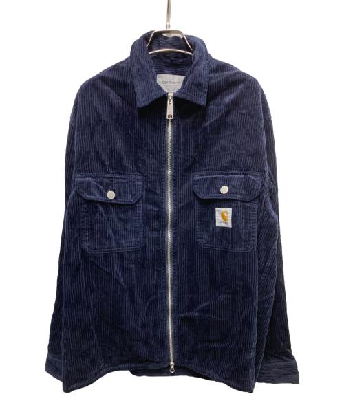 Carhartt WIP（カーハート ワーク イン プログレス）CARHARTT WIP (カーハート ワーク イン プログレス) REYNOLDS SHIRT JAC ネイビー サイズ:Mの古着・服飾アイテム