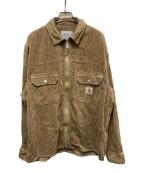 Carhartt WIPカーハート ワーク イン プログレス）の古着「REYNOLDS SHIRT JAC」｜ベージュ