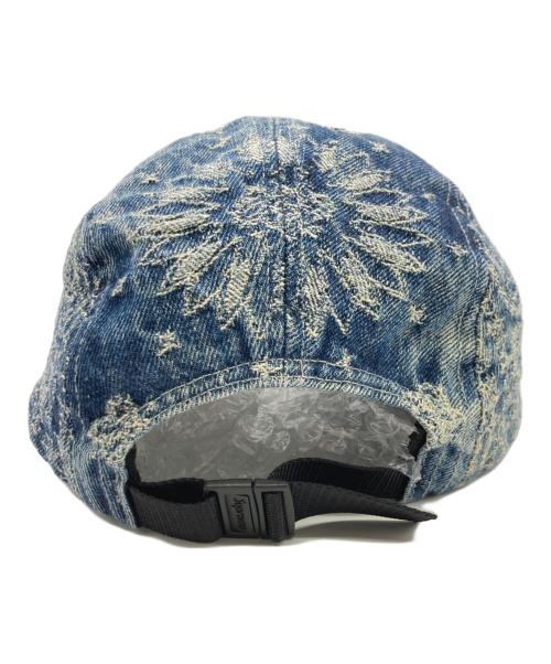 SUPREME（シュプリーム）SUPREME (シュプリーム) BANDANA JACQUARD DENIM CAMP CAP ブルーの古着・服飾アイテム