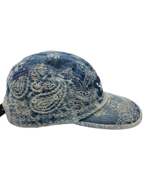 SUPREME（シュプリーム）SUPREME (シュプリーム) BANDANA JACQUARD DENIM CAMP CAP ブルーの古着・服飾アイテム