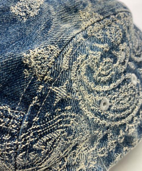 SUPREME（シュプリーム）SUPREME (シュプリーム) BANDANA JACQUARD DENIM CAMP CAP ブルーの古着・服飾アイテム