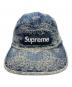 中古・古着 SUPREME (シュプリーム) BANDANA JACQUARD DENIM CAMP CAP ブルー：15000円