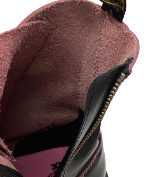 Dr.Martens（ドクターマーチン）Dr.Martens (ドクターマーチン) JADONMAX８ホールブーツ ブラック×ピンク サイズ:24㎝の古着・服飾アイテム