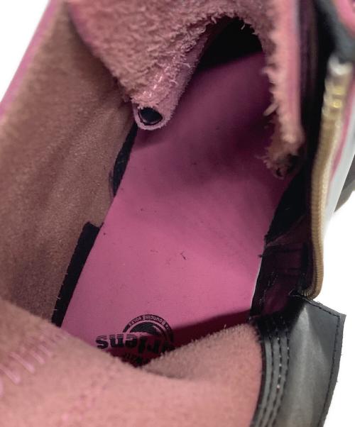 Dr.Martens（ドクターマーチン）Dr.Martens (ドクターマーチン) JADONMAX８ホールブーツ ブラック×ピンク サイズ:24㎝の古着・服飾アイテム