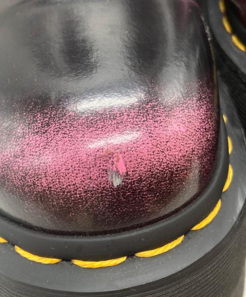 Dr.Martens（ドクターマーチン）Dr.Martens (ドクターマーチン) JADONMAX８ホールブーツ ブラック×ピンク サイズ:24㎝の古着・服飾アイテム