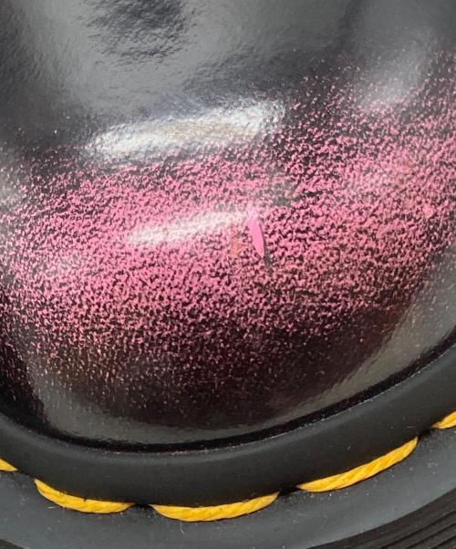 Dr.Martens（ドクターマーチン）Dr.Martens (ドクターマーチン) JADONMAX８ホールブーツ ブラック×ピンク サイズ:24㎝の古着・服飾アイテム
