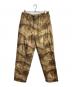 DRIES VAN NOTEN（ドリスヴァンノッテン）の古着「ピクセルプリントイージーパンツ/Pixel-Print Easy Pants」｜ブラウン