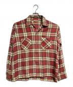 BRENTSブレント）の古着「50’s チェックシャツ/1950s Plaid Shirt」｜レッド
