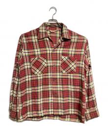 BRENTS（ブレント）の古着「50’s チェックシャツ/1950s Plaid Shirt」｜レッド