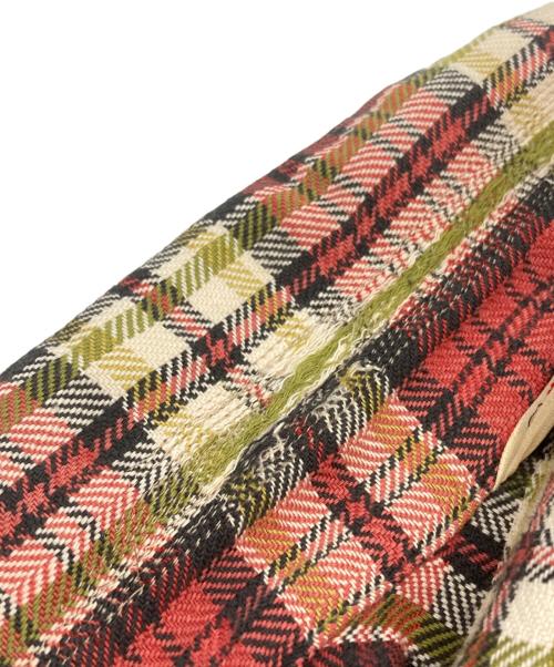 BRENTS（ブレント）BRENTS (ブレント) 50’s チェックシャツ/1950s Plaid Shirt レッド サイズ:Lの古着・服飾アイテム